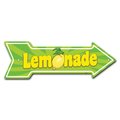 Signmission Lemonade Arrow Decal Funny Home Decor 24in Wide D-A-8-999778